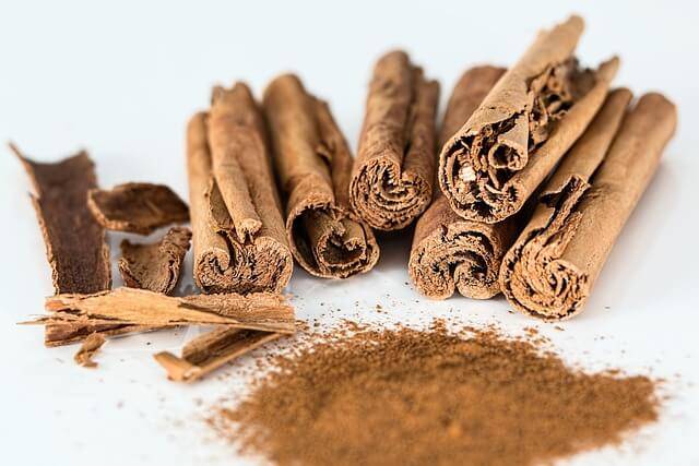 Cinnamon - thermogenic food effect