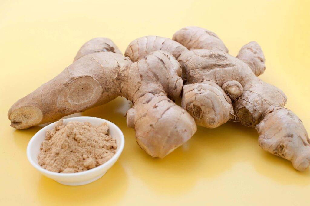 Ginger - thermogenic food effect